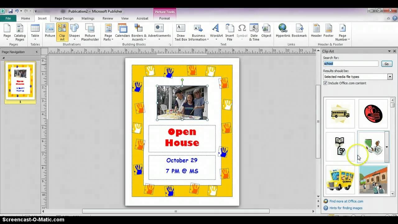 Publisher 2010 Creating Flyers From Templates YouTube Microsoft Examples