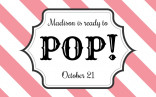 Ready To Pop Mini Wine Label By BottleYourBrand Stickers Template