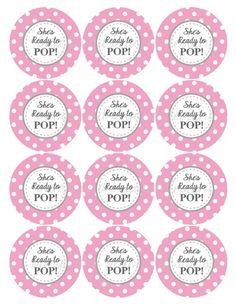 Ready To Pop Printable Labels Free Thea S Sprinkle Pinterest About Baby Shower