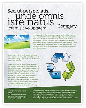 Recycle Flyer Template Background In Microsoft Word Publisher And Recycling Brochure Free