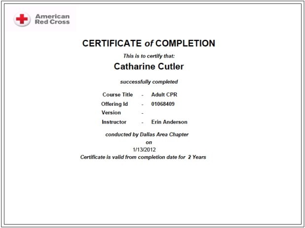 Red Cross Cpr Certification Card Template Giftsite Co First Aid Certificate Word