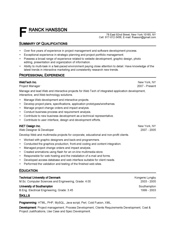 Resume Modern Requirements Ukran Agdiffusion Com Online Templates For Mac