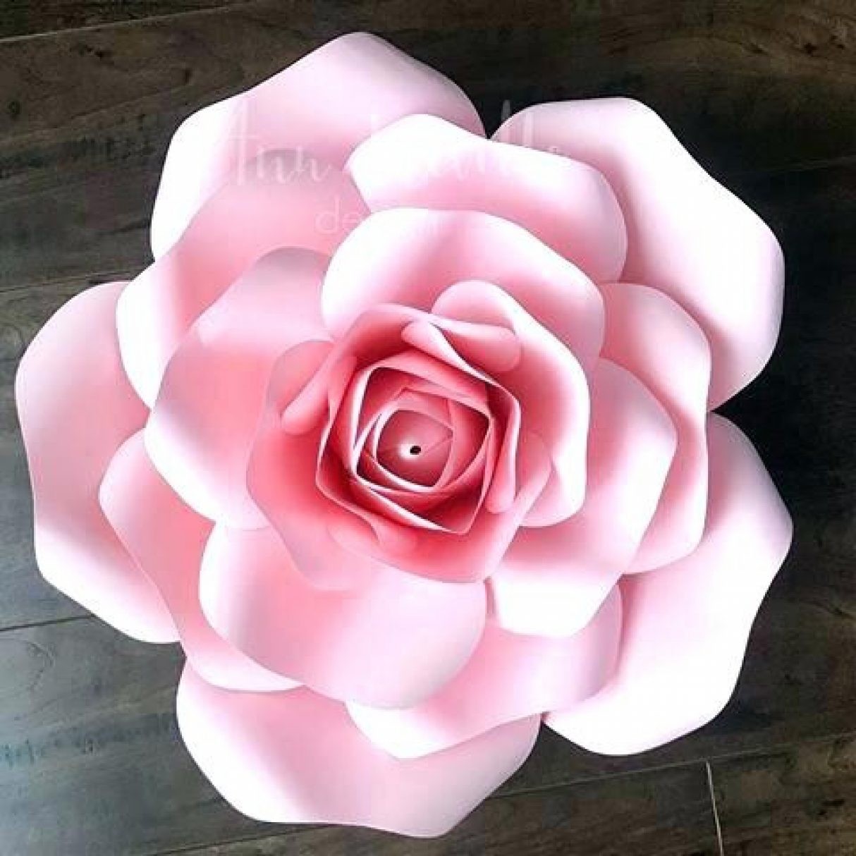 Rose Paper Flower Template All Templates Are 1 Giant Modernday