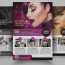 Salon Flyer Templates Free Demire Agdiffusion Com Hair Brochure