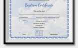 Sample Baptismal Certificate Ukran Agdiffusion Com Baptism Template Pdf