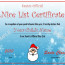 Santa S Nice List Certificate Blue Snowflake Design Other Files Template