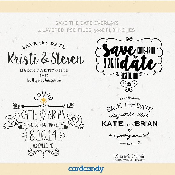 Save The Date Card Overlay Templates Invitation Template Psd