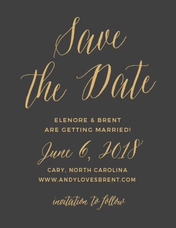 Save The Date Cards Match Your Colors Style Free Basic Invite Indian Templates