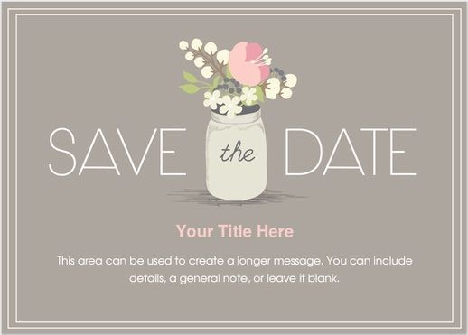 Save The Date Ecards September 13th A Modern Classic Pinterest