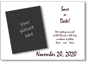 Save The Date Templates Postcards Free Printable
