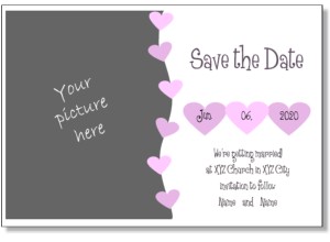 Save The Date Templates Postcards Free Printable Invitation