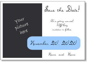 Save The Date Templates Postcards Free Printable Invitation