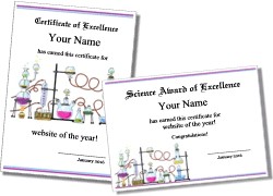 Science Certificate Templates Stem Template