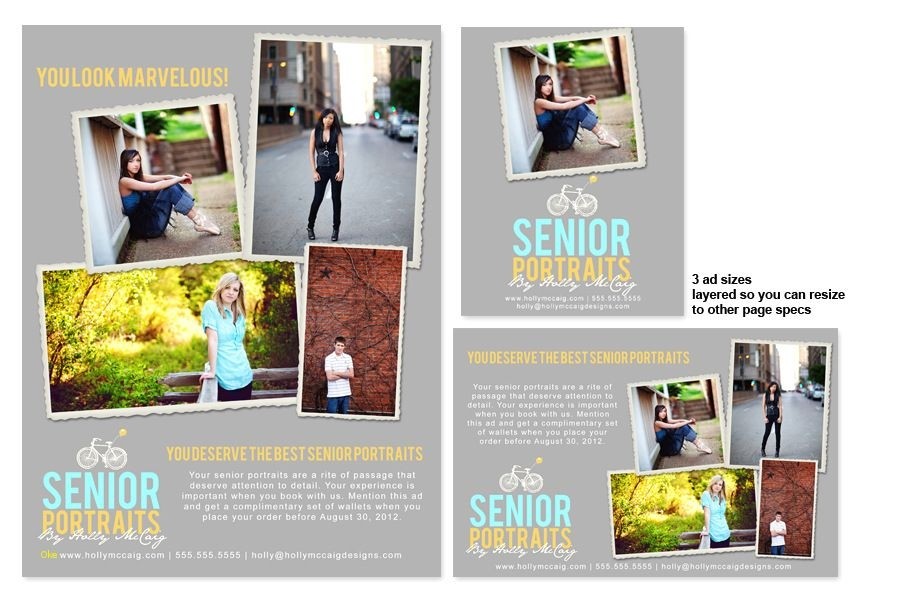 Senior Yearbook Ad Templates Free All About Template S
