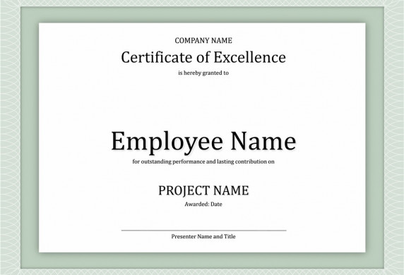 Service Certificate Template For Employees Zrom Tk Employee Of