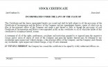 Share Certificate Template Canada Free Shares Of Tatilvillam Co