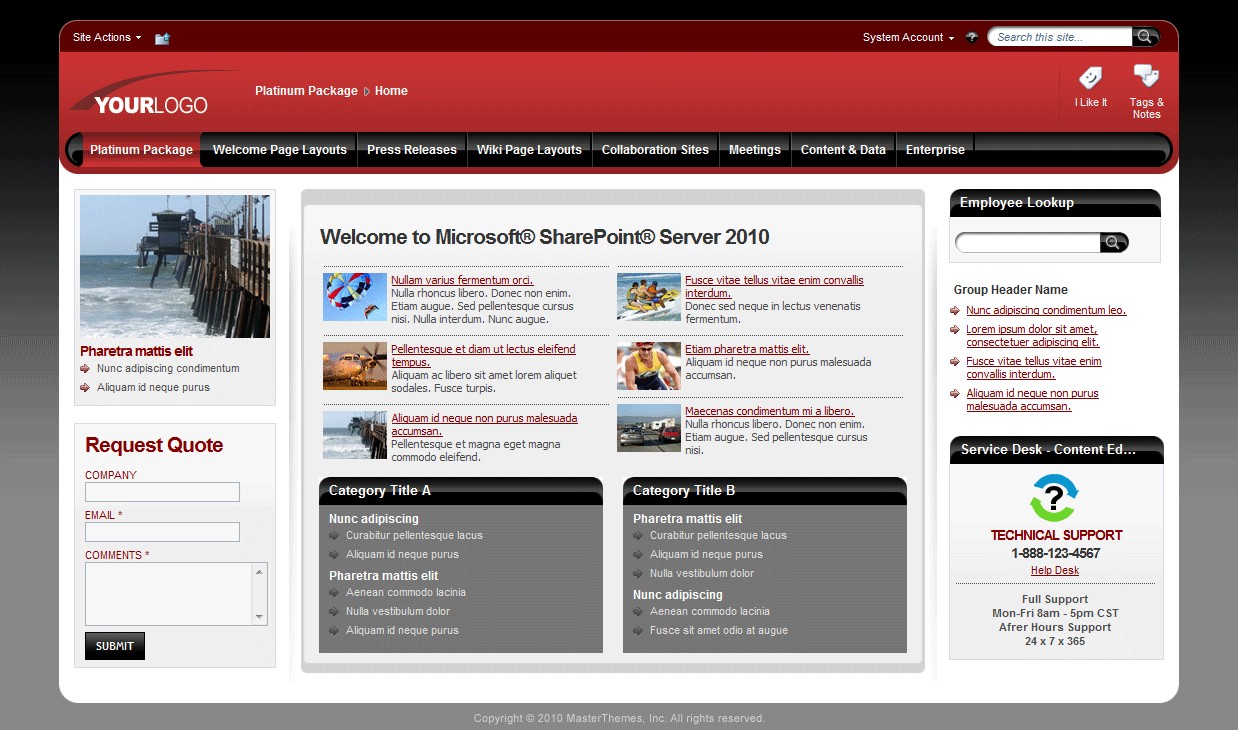 SharePoint Themes 2010 Modern Templates SPFx Sharepoint Free Download