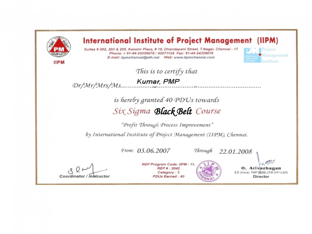 Six Sigma Black Belt Certificate Template Whosonline Co 30 Images Of Green