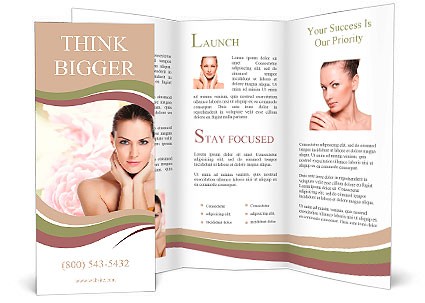 Skincare Brochure Template SmileTemplates Com Skin Care