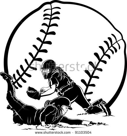 Softball Vector Free Download 7 For Commercial