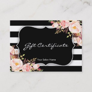 Spa Certificate Template Gifts Gift Ideas Zazzle UK