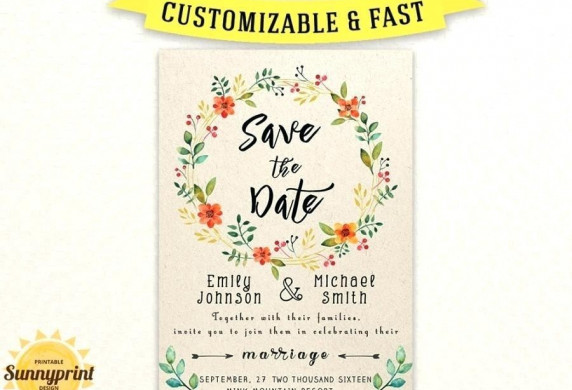 Splatter Save The Date Postcard Template Templates For Cards Wedding Free Printable Postcards