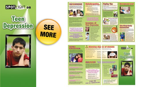 Spotlight On Teen Depression Pamphlets Human Relations Media K Free Mental Health Brochures
