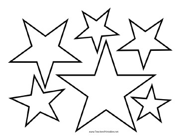 Stars Templates Ukran Agdiffusion Com Blank Star Template