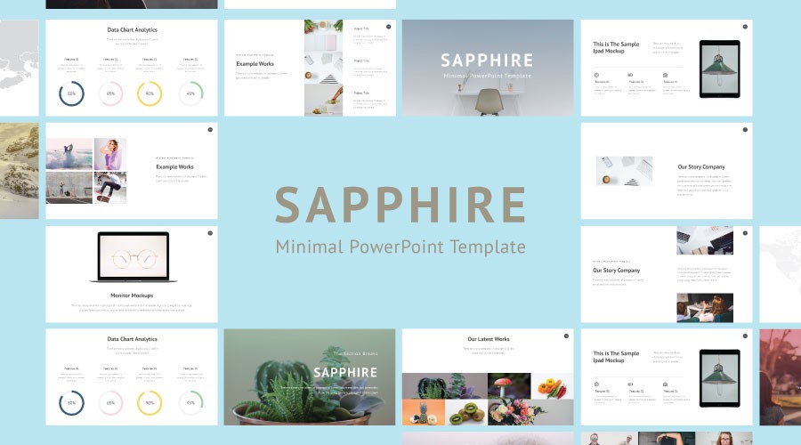 Stock Powerpoint Templates Free Download Every Weeks Sapphire