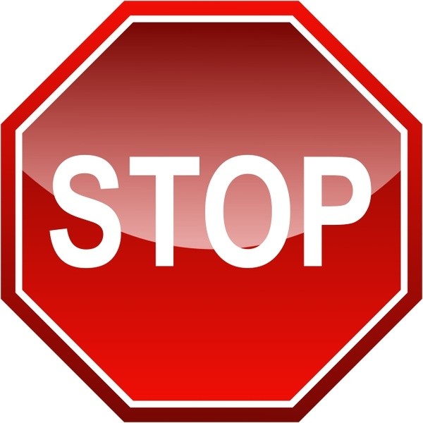 Stop Signal Free Vector In Open Office Drawing Svg Sign Image