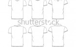 T Shirt Outlines Download Free Vector Art Stock Graphics Images Outline Front And Back