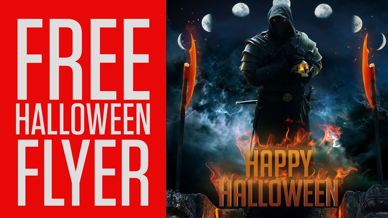 TAP Free Halloween Flyer PSD YouTube Psd