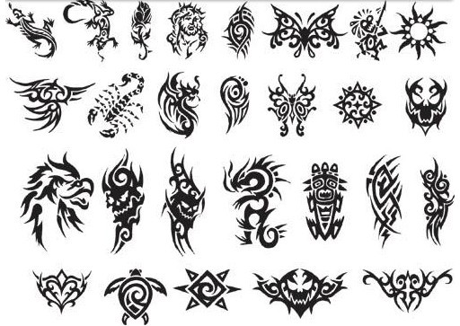 Tattoo Templates Free Vector AI Format Download Template