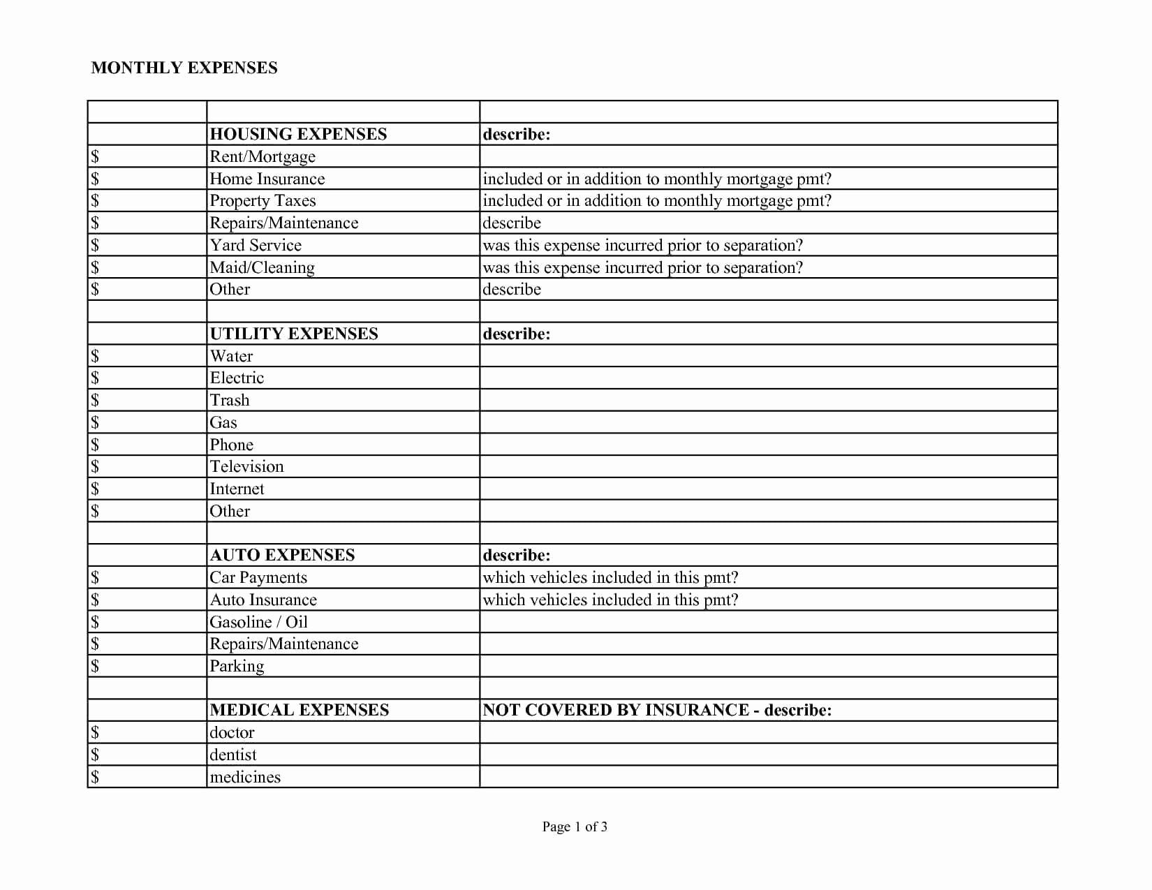 Tax Deduction Spreadsheet Template Excel Self Free Resume