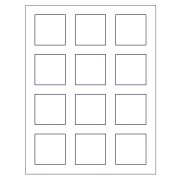 Template For Avery 22806 Print To The Edge Square Labels 2 X Free Printable