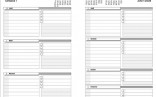 Templates D I Y Planner Pocketmod Template