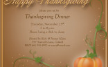 Thanksgiving Party Invitation Templates Word