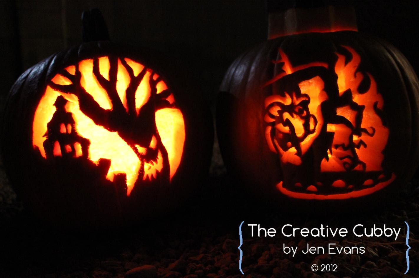 The Creative Cubby Evans Pumpkin Carving 2012 Free