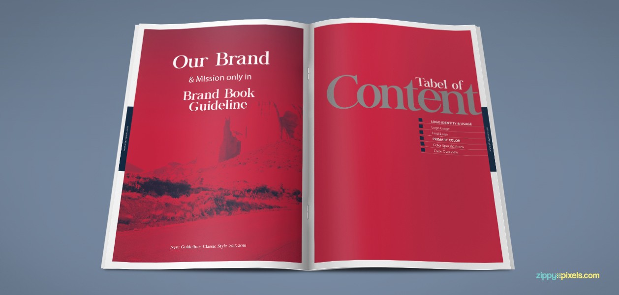 The Harmony Free Brand Book Template Creative Specks Indesign
