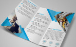 Tri Fold Brochure Design Templates Psd Free Download Template Photoshop