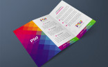 Tri Fold Brochure Mockup Free PSD Graphics UXFree COM Template