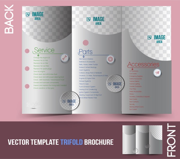Trifold Brochure Template Free Vector In Adobe Illustrator Ai Tri