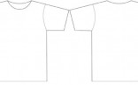 Tshirt Template Free Images At Clker Com Vector Clip Art Online T Shirt Outline Front And Back