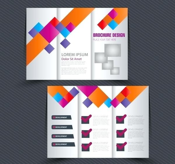 Unique Adobe Illustrator Tri Fold Brochure