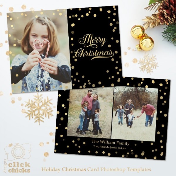 Unique Christmas Card Designs For Photographers Inspiration Xmas Templates