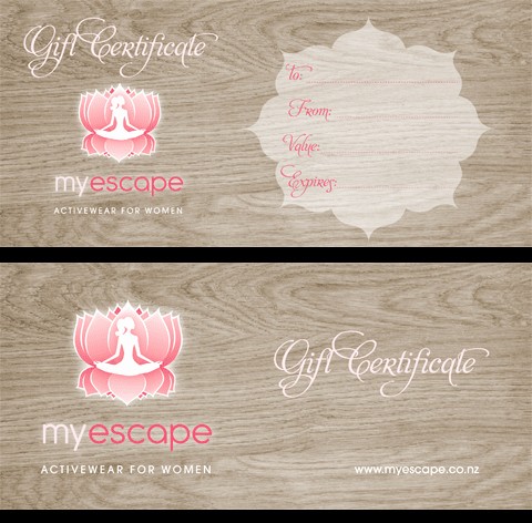 Vacation Gift Certificate Template Best Of Yoga T Free Templates