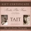 Valentine S Day Boudoir Gift Certificates A For You Both Photography Certificate Ideas