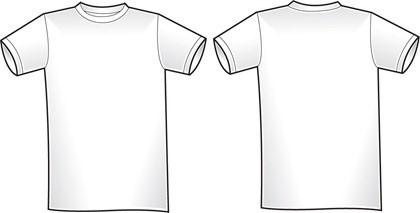 Vector T Shirt Template Svg Free Download 99 713 Outline Front And Back
