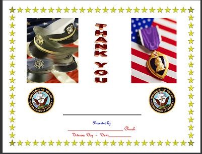 Veterans Day Free Veteran S Certificates Forms Certificate