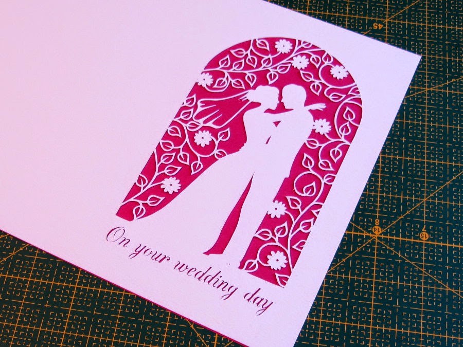 Wedding Card Paper Ting Templates Clare Willcocks Art